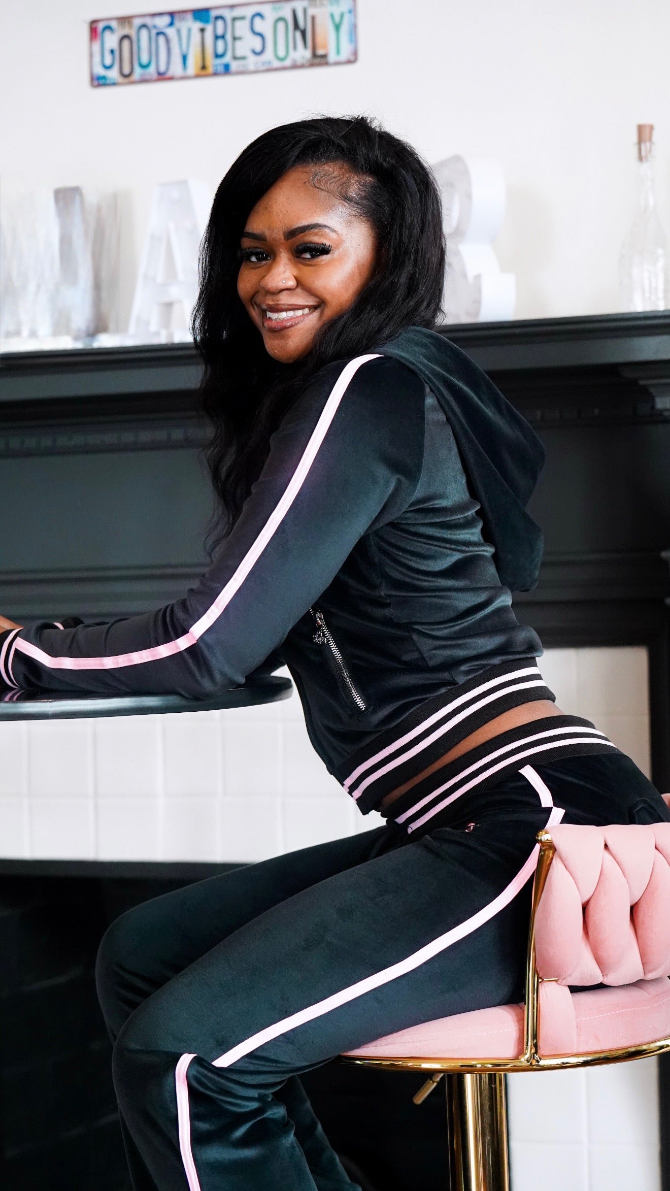 $heRich Velour Track Set