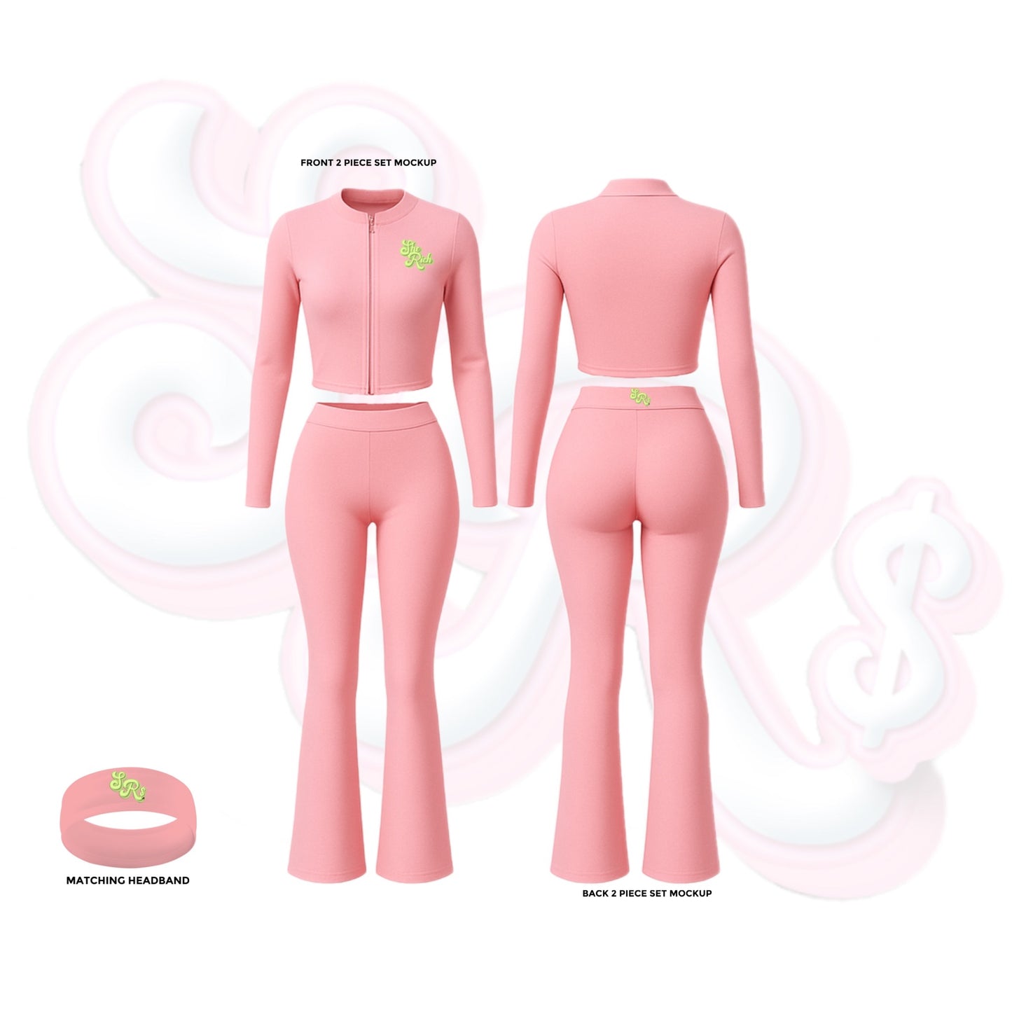 $oft Rich Flare Set (Bubblegum Pink)