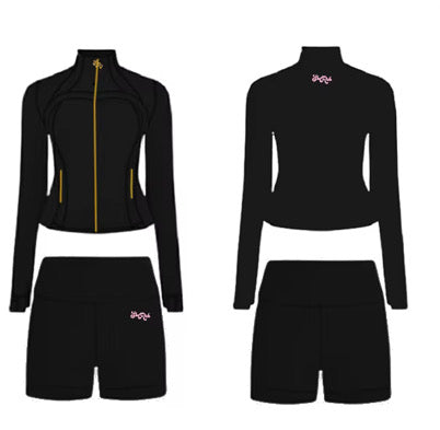$heRich “LULU” Athletic Shorts Set