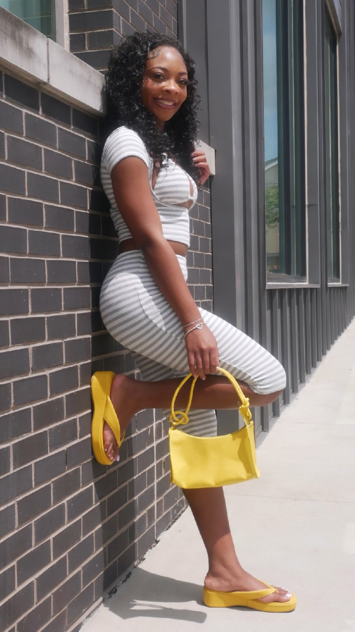 $heRich 3piece Stripe Getway Set