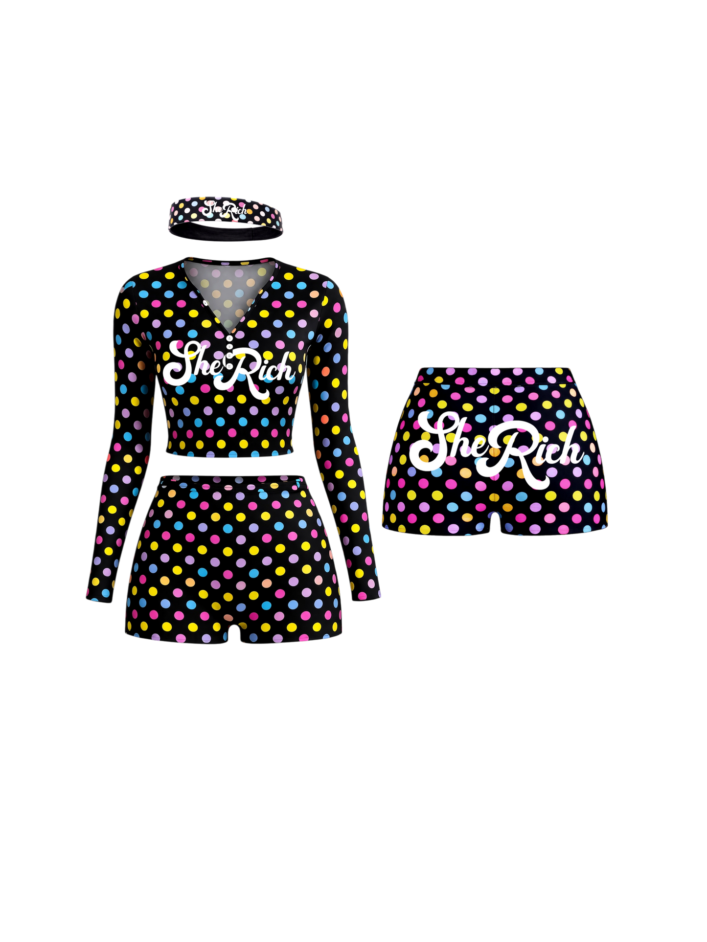 $heRich Polka Dot Set