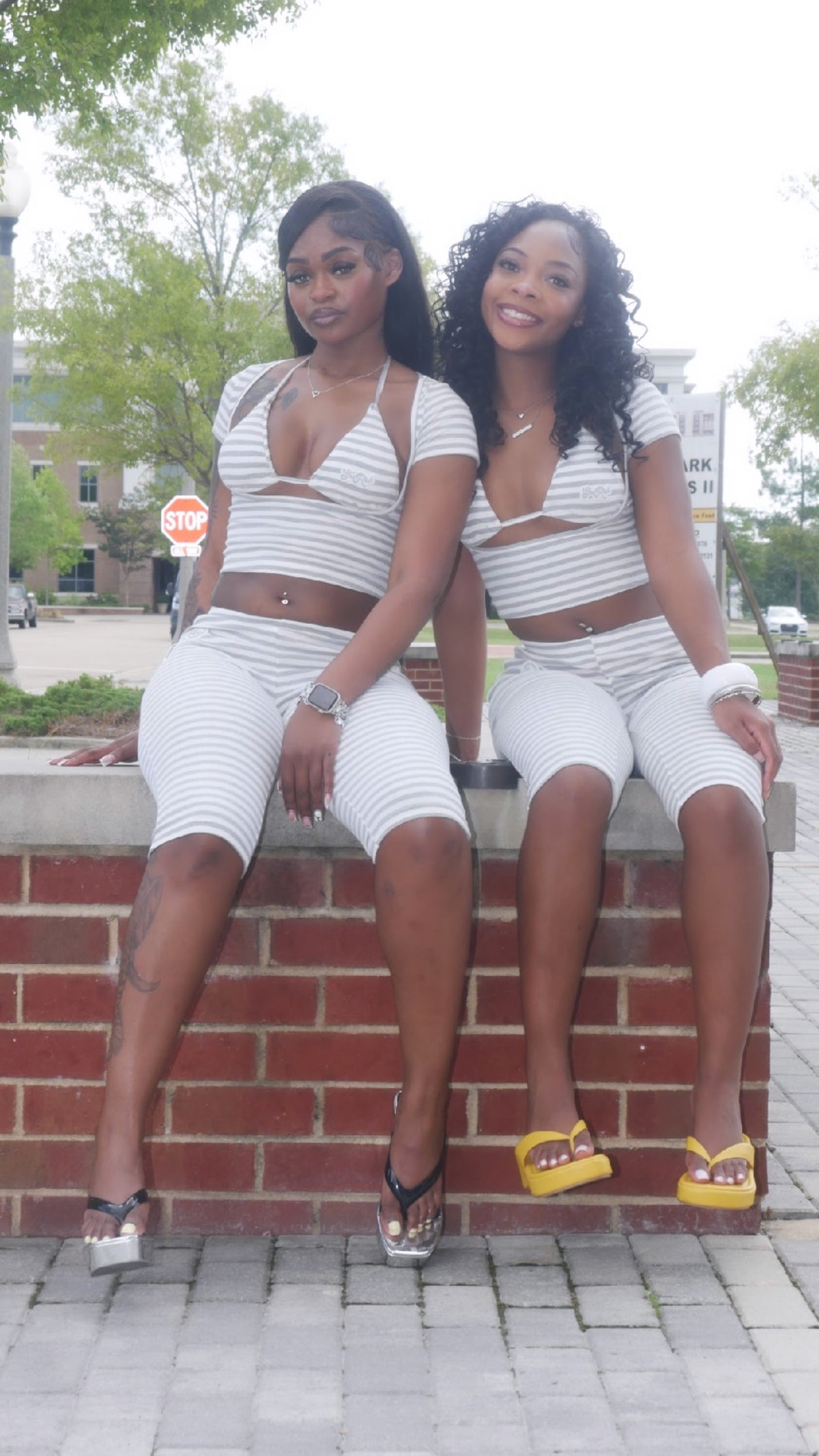 $heRich 3piece Stripe Getway Set