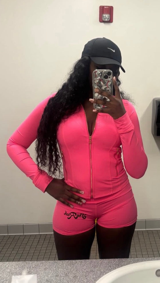 $heRich “LULU” Athletic Shorts Set