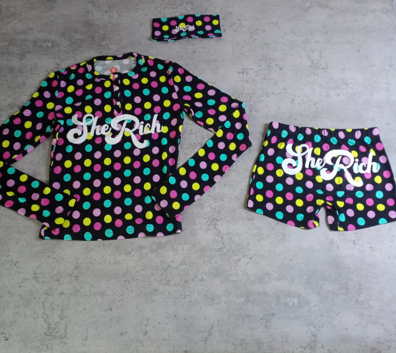 $heRich Polka Dot Set